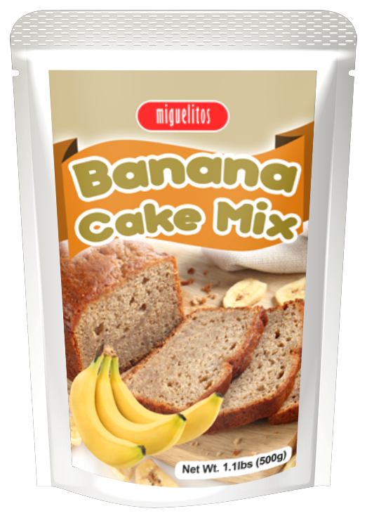 Banana Cake Mix pouch