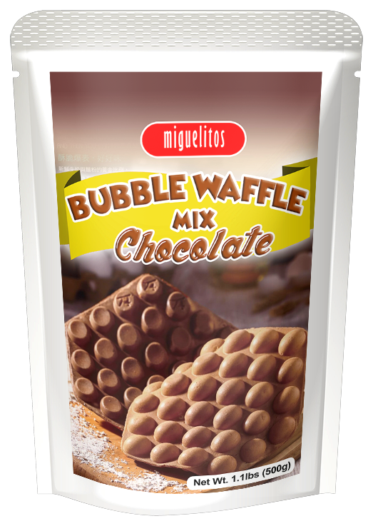 Bubble Waffle Mix (Chocolate) pouch