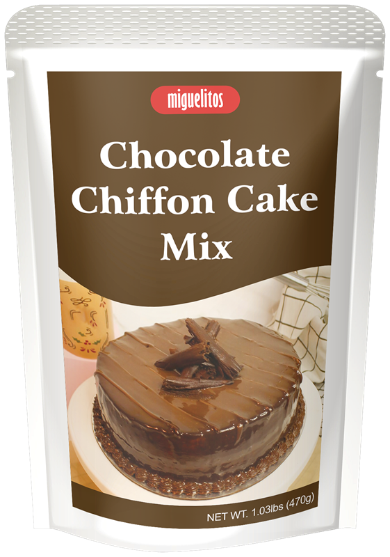 Chocolate Chiffon Cake Mix pouch