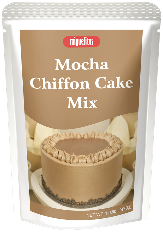 Mocha Chiffon Cake Mix pouch