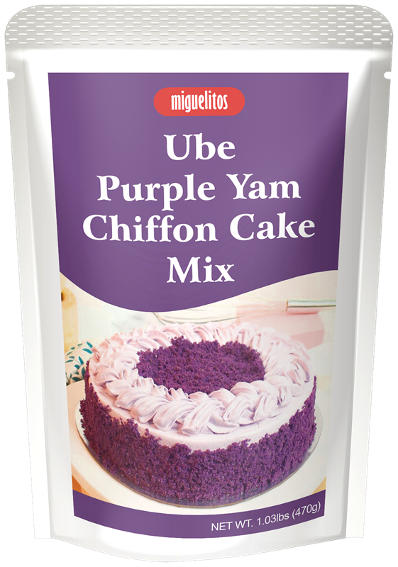 Ube Chiffon Cake Mix pouch