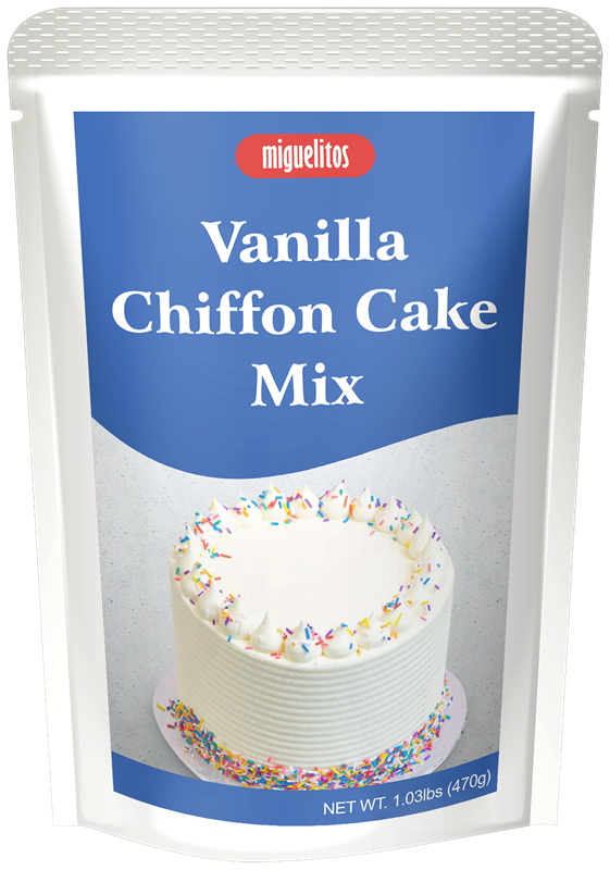 Vanilla Chiffon Cake Mix pouch