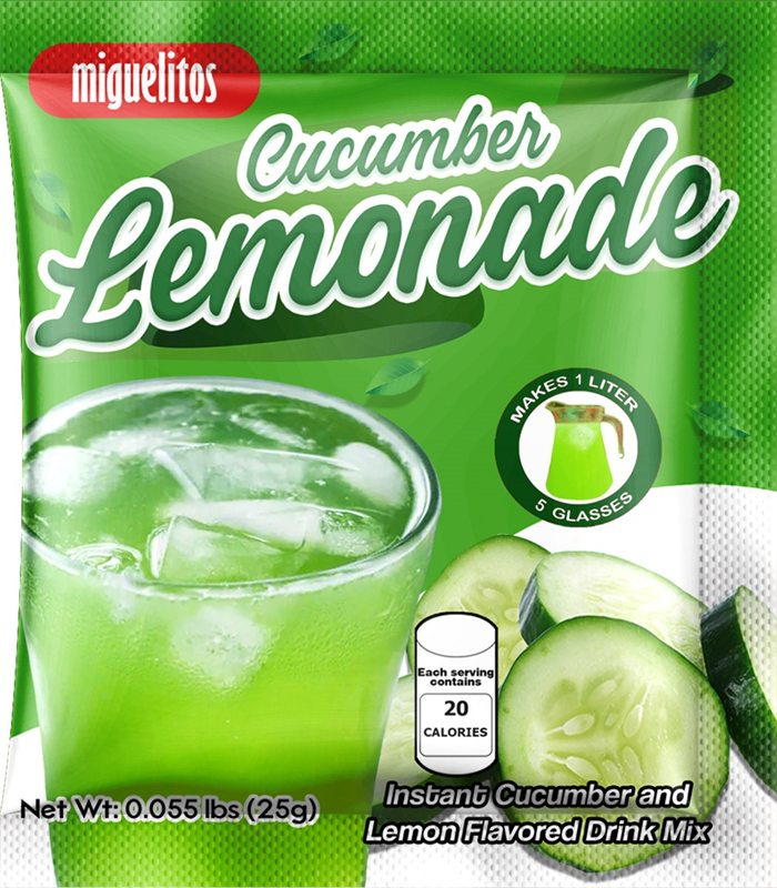 Cucumber Lemonade Drink Mix 25g sachet