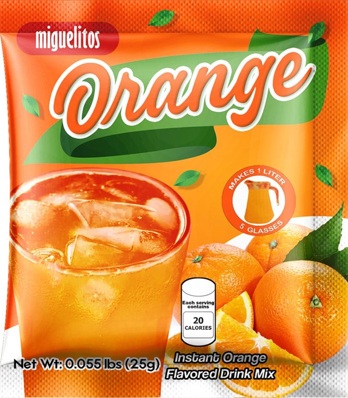 Orange Drink Mix 25g sachet