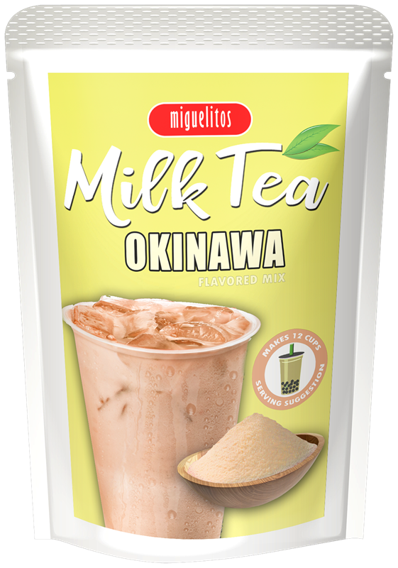 Milk Tea Okinawa pouch