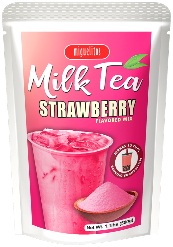 Milk Tea Strawberry pouch