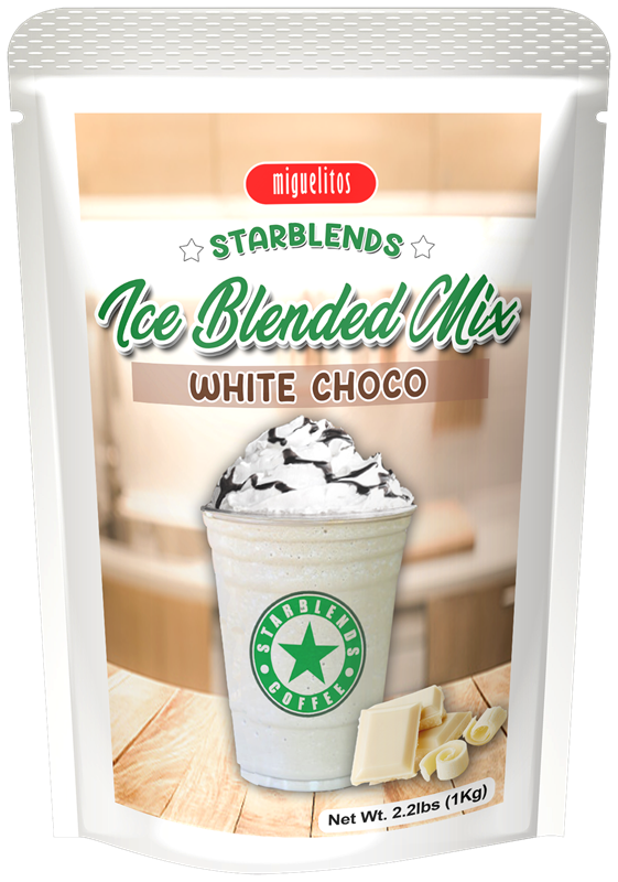 Starblends Ice Blended Mix White Choco pouch