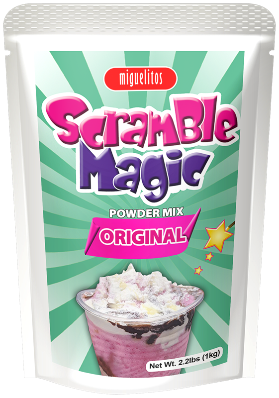 Scramble Magic Powder Mix Original pouch
