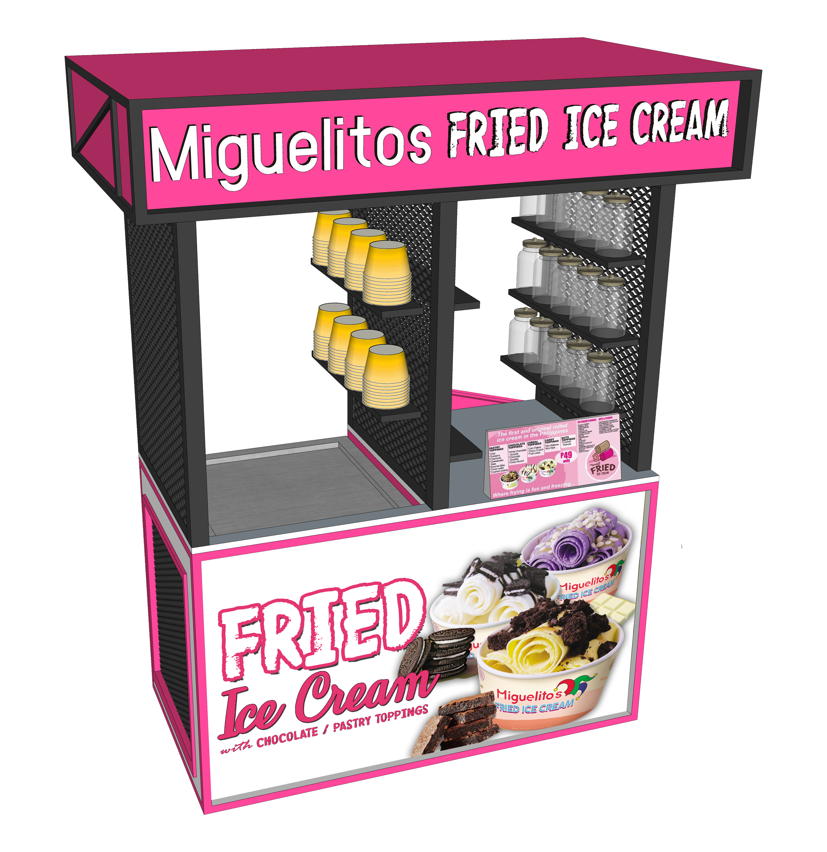 Miguelitos Fried Ice Cream