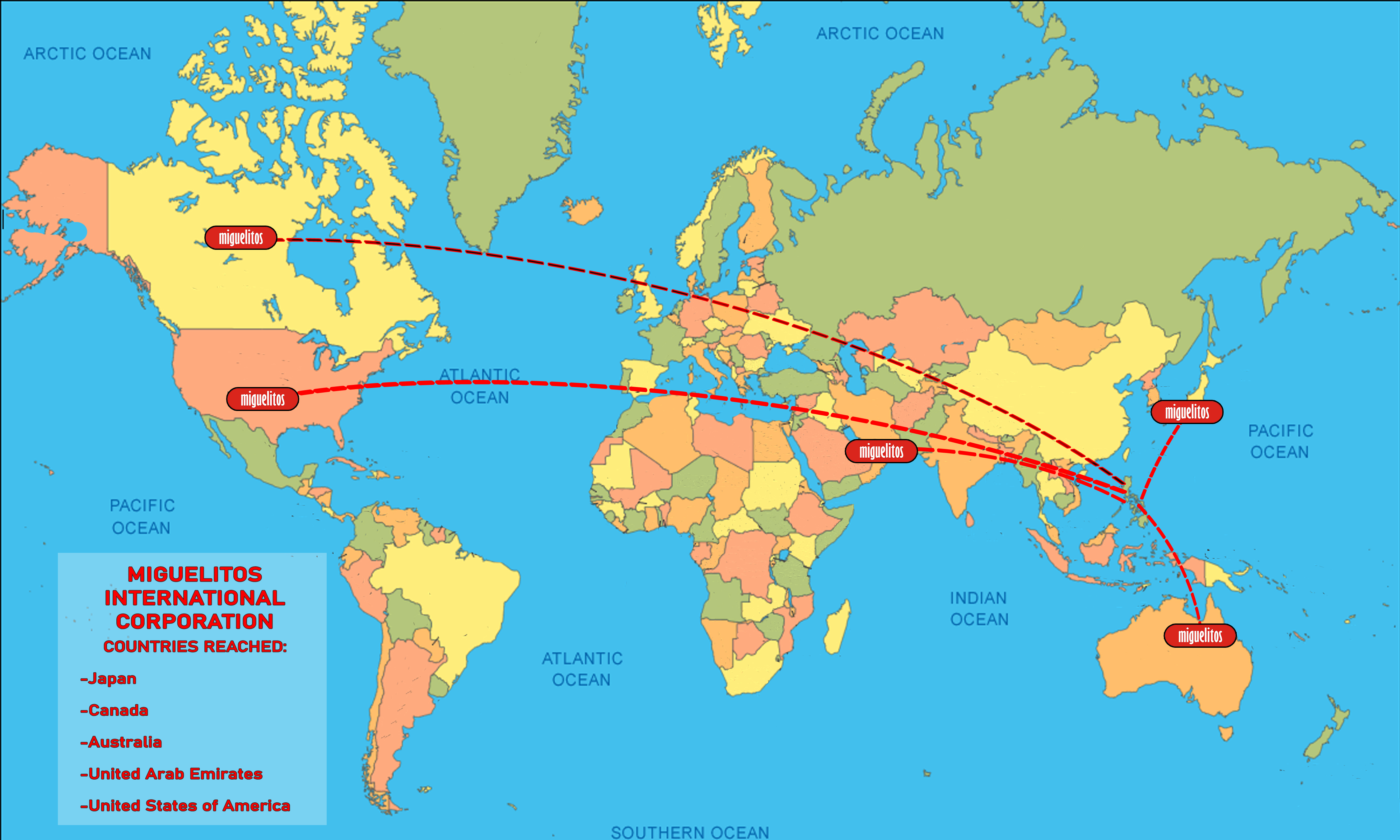 Miguelitos World Map Export